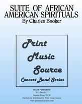 Suite of African American Spirituals Concert Band sheet music cover